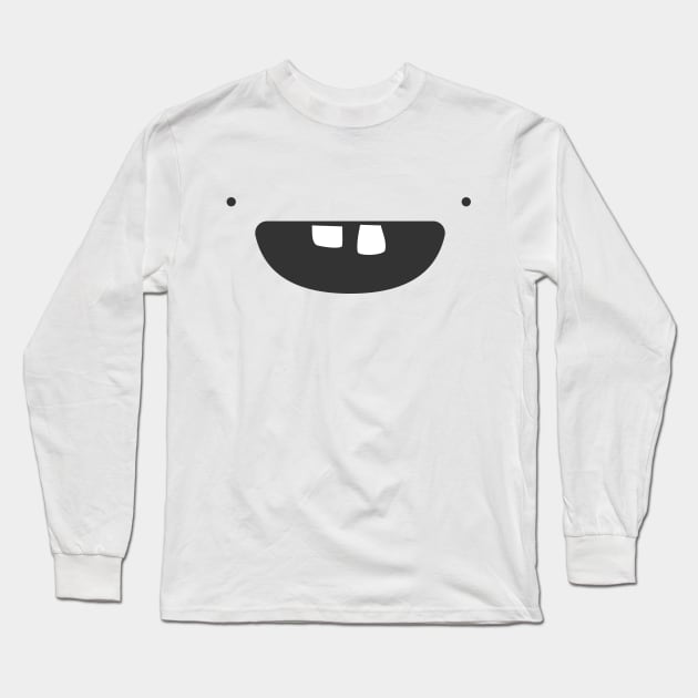 Smiling face Long Sleeve T-Shirt by Home by Faith